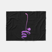 Grappig Comma La Kleuren Fleece Deken (Voorkant (Horizontaal))