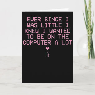 Grappig Computer Nerd Shirt Al Van Jongs Af Aan Kaart
