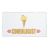 Grappig Coneoloog Ijs Kussensloop (Achterkant)