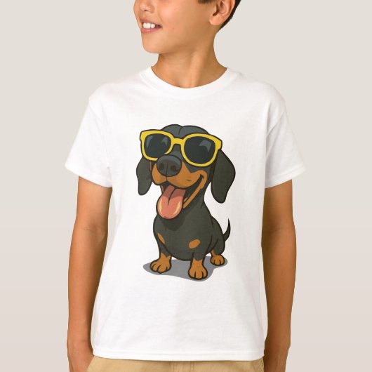 Grappig Cool Dog Kinderen T-shirt (Voorkant)