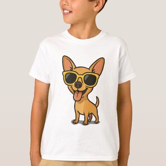 Grappig Cool Dog Kinderen T-shirt (Voorkant)