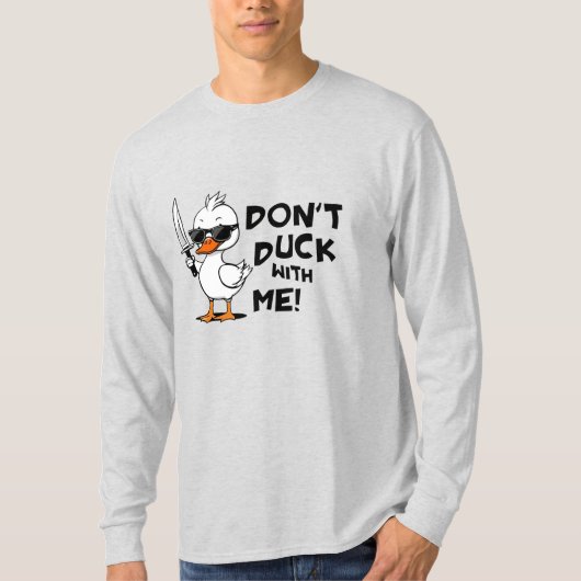 Grappig Cool Duck T-shirt ontwerp (Voorkant)