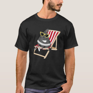 Grappig Cool Melon Zomerfruit Zonnebril op Water T-shirt