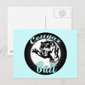 Grappig Cool Retro Cougar Bait Geeky Briefkaart (Voorkant / Achterkant)
