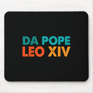 Grappig Cool Retro Da Pope T-shirt Nieuwe Paus Leo Muismat