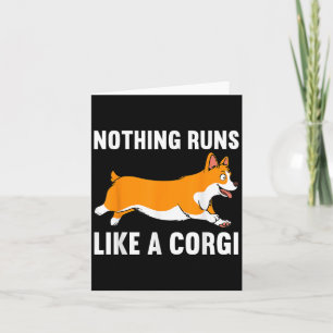 Grappig Corgi-ontwerp voor mannen vrouwen kinderen Kaart