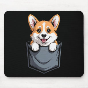 Grappig Corgi-ontwerp voor mannen vrouwen Welshe C Muismat