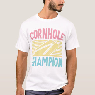 Grappig Cornhole Champion T-shirt voor Game Night