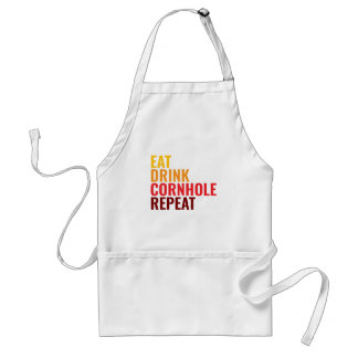 Grappig Cornhole-liefhebber Kleurverloop Cadeau Standaard Schort