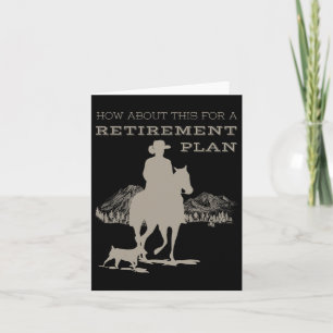Grappig Cowboy's pensioenplan Horseck rijden Kaart