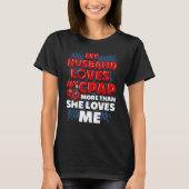 Grappig CPAP-Gezegde. Gehuwde vrouwen CPAP T-shirt (Voorkant)