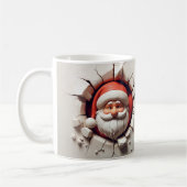 Grappig Crashing Sinterklaas Design Koffiemok (Links)
