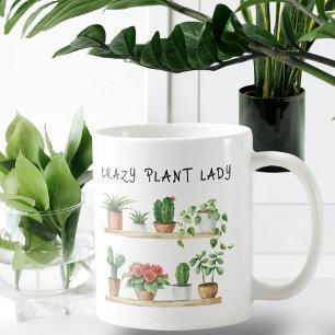 Grappig Crazy Plant Lady Gardening Lovers Koffiemok
