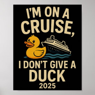 Grappig Cruise Shirt 2025 – Het Kan Me Niks Schele Poster