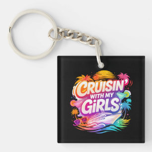 Grappig Cruisen met Mijn Meisjes Cruising Beste Vr Sleutelhanger