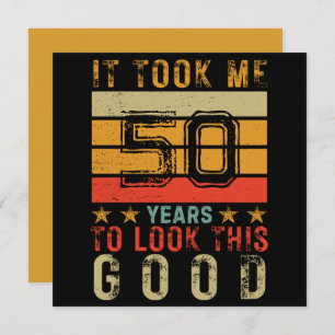 Grappig  custom 50e nummer verjaardag voor mannen