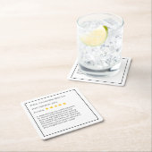 Grappig Custom Book Club Drink Onderzetter (Insitu)