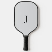 Grappig Custom Pet Waterverf Afbeelding Initiaal Pickleball Paddle (Achterkant)