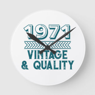 Grappig Custom Year  en Kwaliteit Cool Ronde Klok
