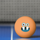 Grappig Cute Blue Monster. Pingpongballen (Net)
