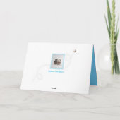 Grappig, Cute Gopher en Golf Ball-Vaderdag Kaart (Achterkant)