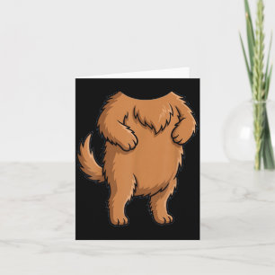 Grappig Cute Hond Shirt Lichaam Kostuum Mannen Vro Kaart