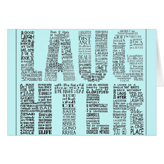 Grappig, Cute, Laughter Graphic Art (Voorkant Horizontaal)