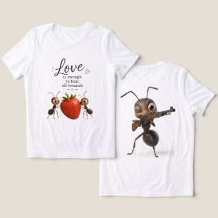 Grappig Cute Mieren Liefde Design T-Shirt – Inspir