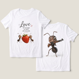 Grappig Cute Mieren Liefde Design T-Shirt – Inspir