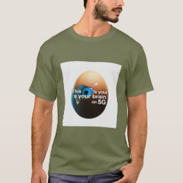 Grappig Cyberpunk Egg Meme T-shirt | "Brein op 5G"
