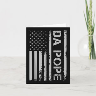 Grappig Da Paus Katholieke Humor Amerika Vlag Kaart