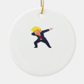 Grappig Dabbing Design Classic Keramisch Ornament (Voorkant)