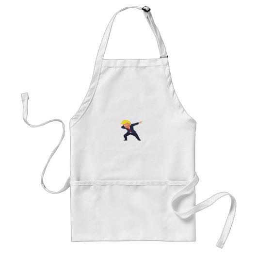 Grappig Dabbing Design Classic Standaard Schort (Voorkant)