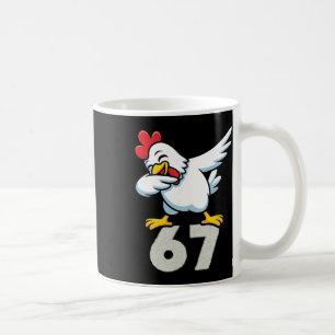 Grappig Dabbing Kip 6 7 Shirt – Kids 67 Farm Six Koffiemok