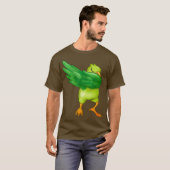 Grappig Dabbing Parrot Gift Kinder Parrot Lover T-shirt (Voorkant volledig)