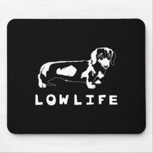 Grappig Dachshund Laag Leven T-shirt Muismat