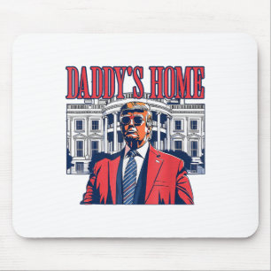 Grappig Daddys Home Trump Roze 2024 Neem Amerika t Muismat