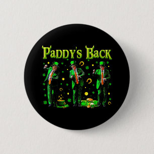 Grappig Dancing Trump St Patricks Day Paddys Terug Ronde Button 5,7 Cm