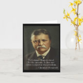 Grappig Dank Meme Design Theodore Teddy Roosevelt  Kaart (Gele Bloem)
