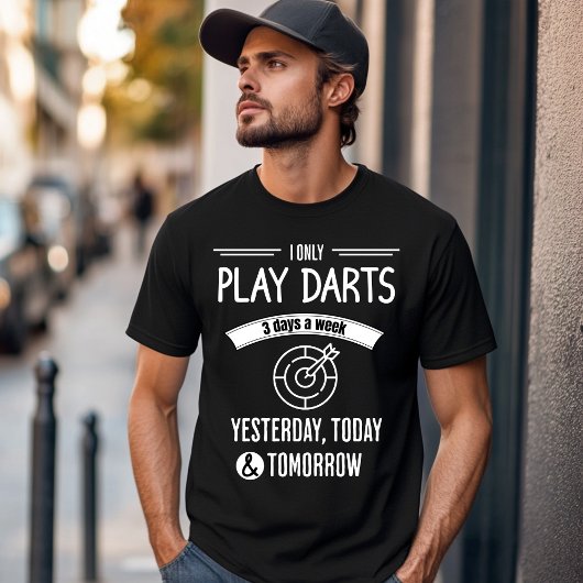 Grappig Darts Player Design T-shirt