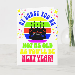 Grappig, dat ben je tenminste niet. Dubbele wenska Kaart