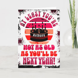 Grappig, dat ben je tenminste niet. Dubbele wenska Kaart