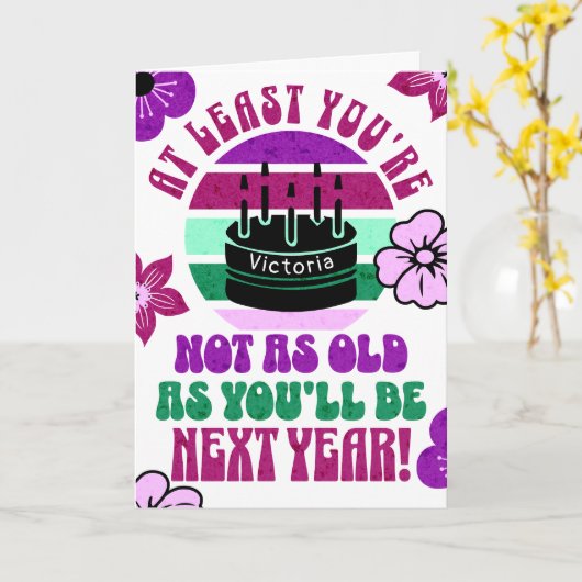 Grappig, dat ben je tenminste niet kaart (Gele Bloem)