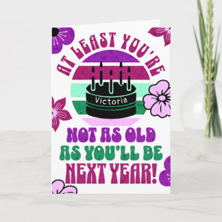 Grappig, dat ben je tenminste niet kaart