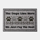 Grappig dat de honden hier wonen betalen we gewoon deurmat (Voorkant)