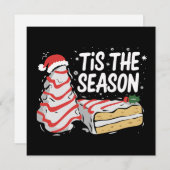 Grappig dat de kerstboom van de seizoenen Debbie m Feestdagenkaart (Voorkant / Achterkant)