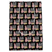 Grappig dat de kerstboom van de seizoenen Debbie m Medium Cadeauzakje (Achterkant)