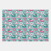 Grappig dat de straten van de strandvlamingos inpakpapier vel (Voorkant 3)