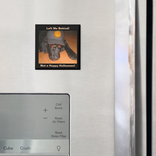 Grappig dat Dog achter deze halloween achterliet Magneet (Insitu (Koelkast))