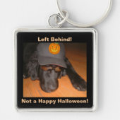 Grappig dat Dog achter deze halloween achterliet Sleutelhanger (Voorkant)